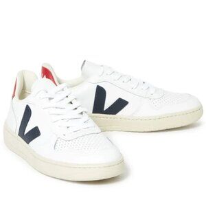 Veja V-10 CWL WHITE NAUTICO PEKIN Sneakers // Size 6